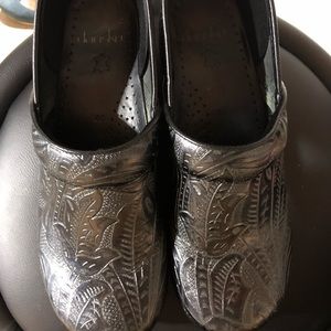 Dansko black clogs